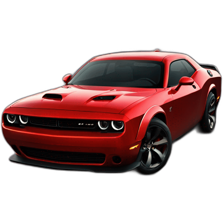 Une Dodge Challenger demon emoji