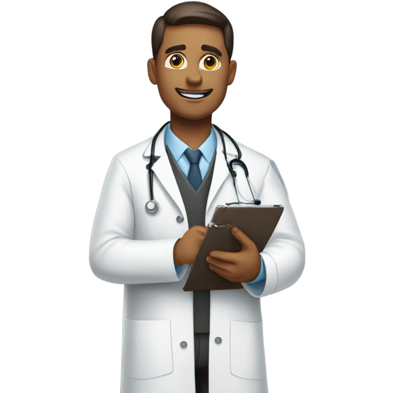 A male doctor, emoji