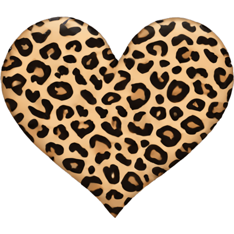 heart with animal print  emoji