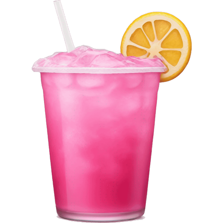 Pink drink emoji