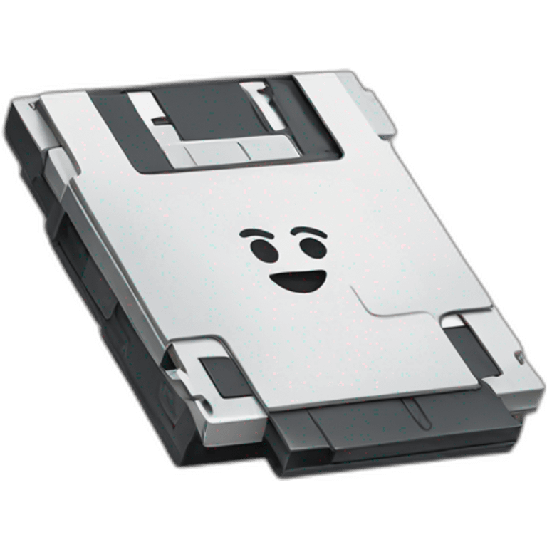 happy floppy disk emoji