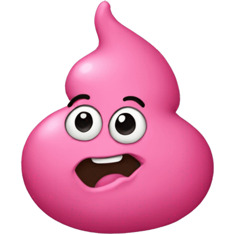 pink poop emoji