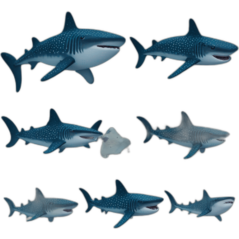 whale shark flat head emoji