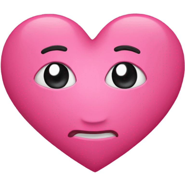 emoji de corazon rosa  emoji