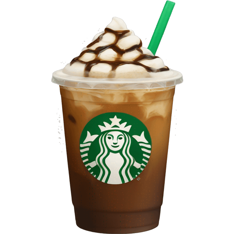 Starbucks iced coffee  emoji