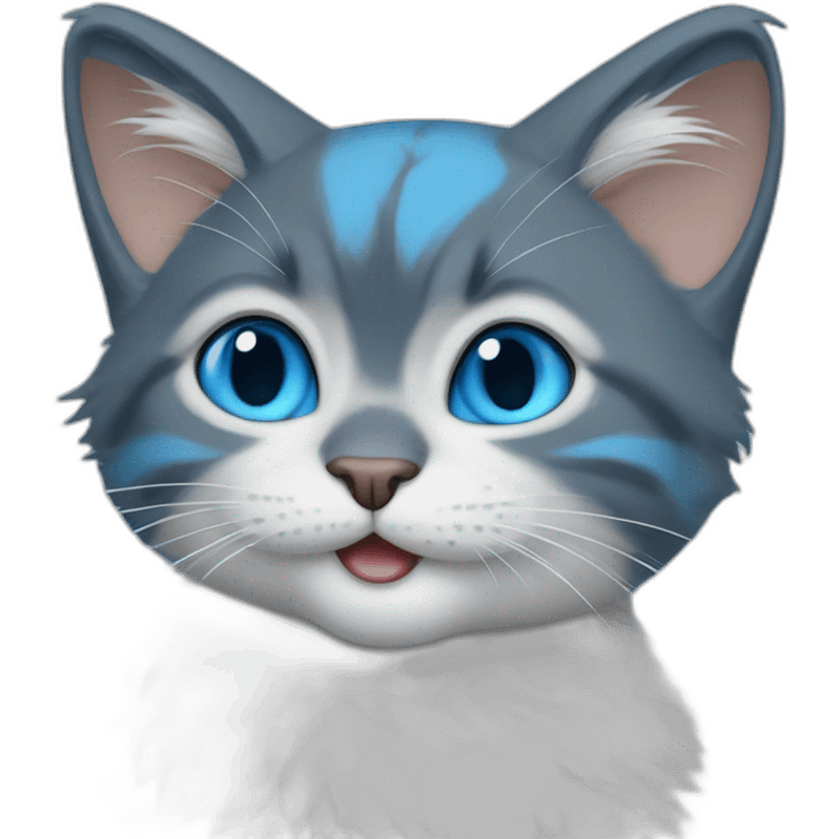 smurf cat emoji