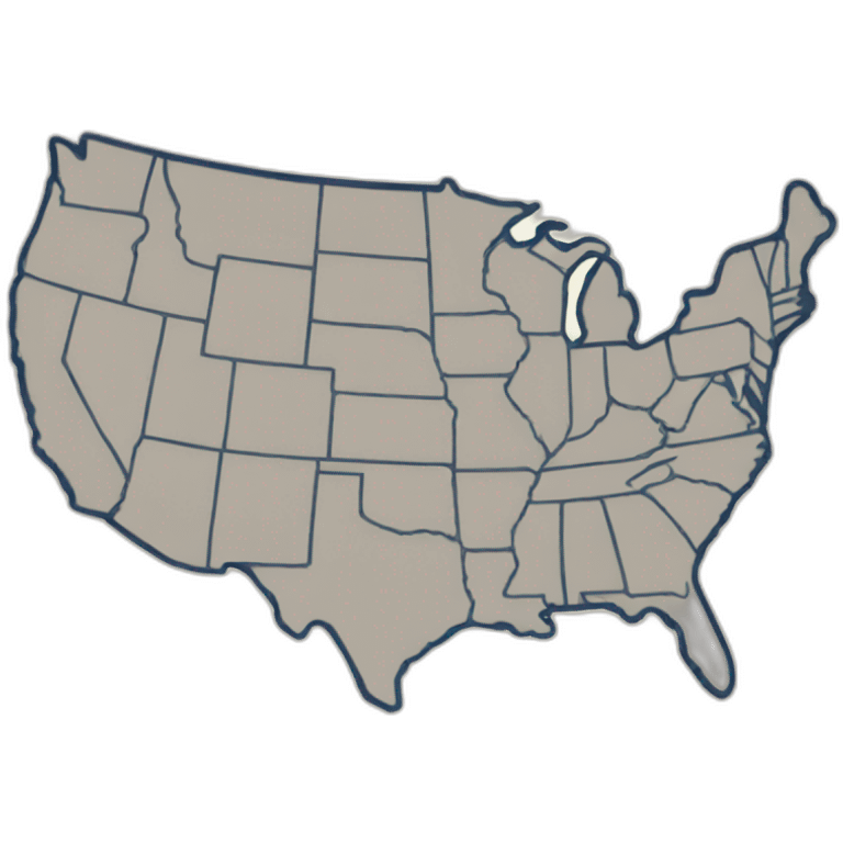 United states map emoji