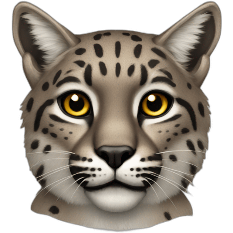 black-bobcat-full-body emoji