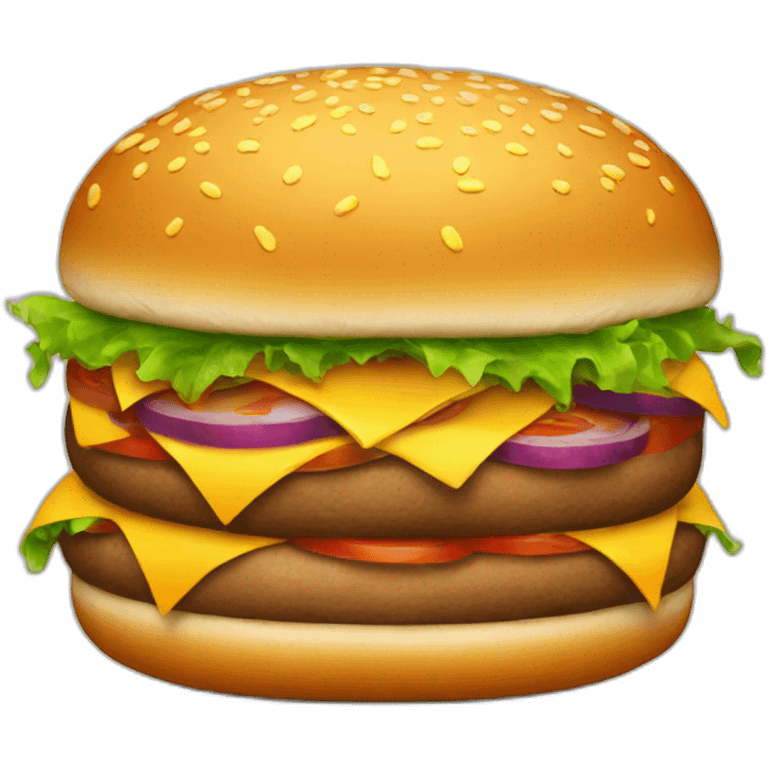 big hamburger emoji