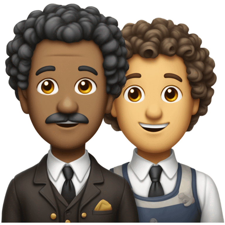 Moe, Larry and Curly emoji