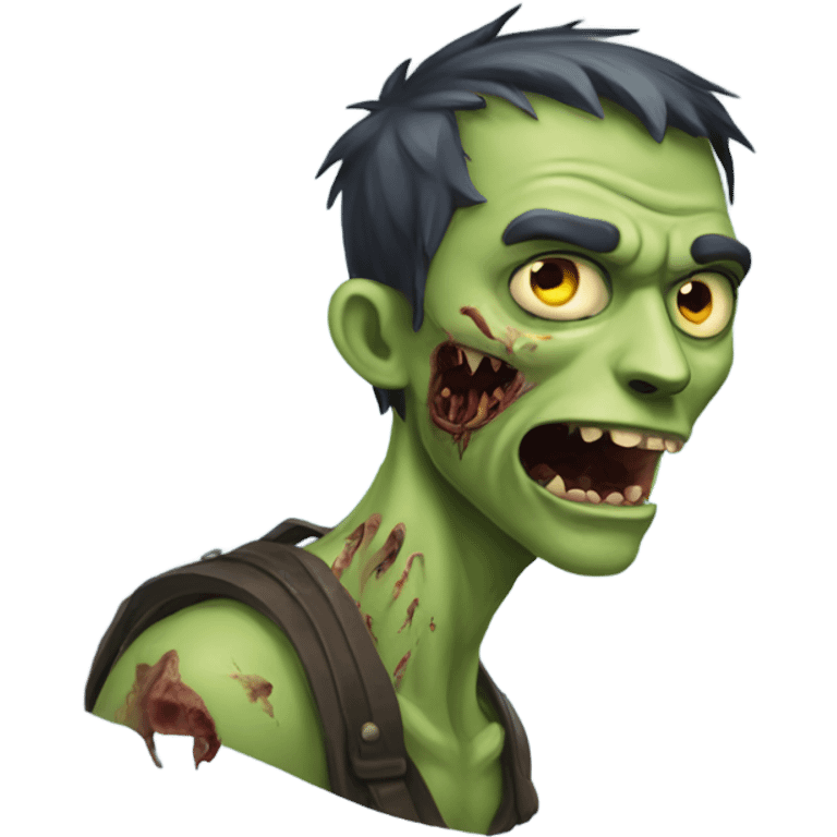 half zombie half cat guy emoji