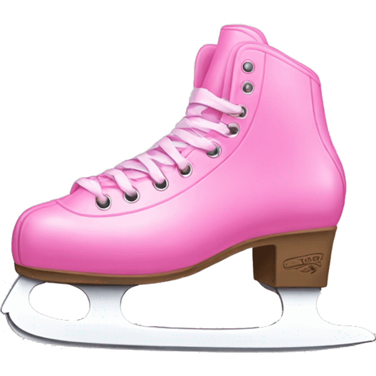 Pink ice skates  emoji