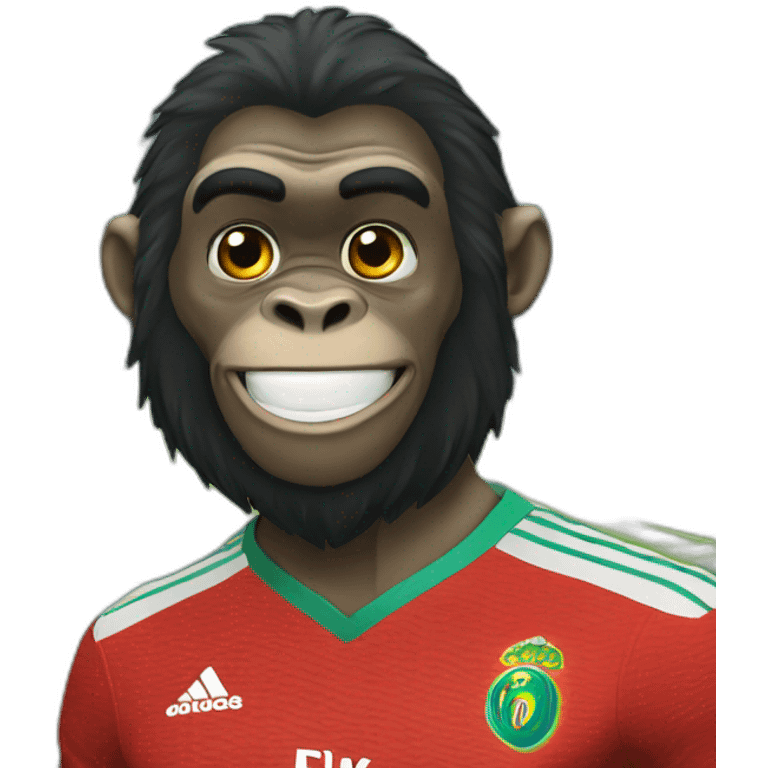 Gorilla with Cristiano Ronaldo emoji