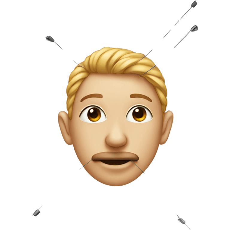 human's nose on a thread emoji