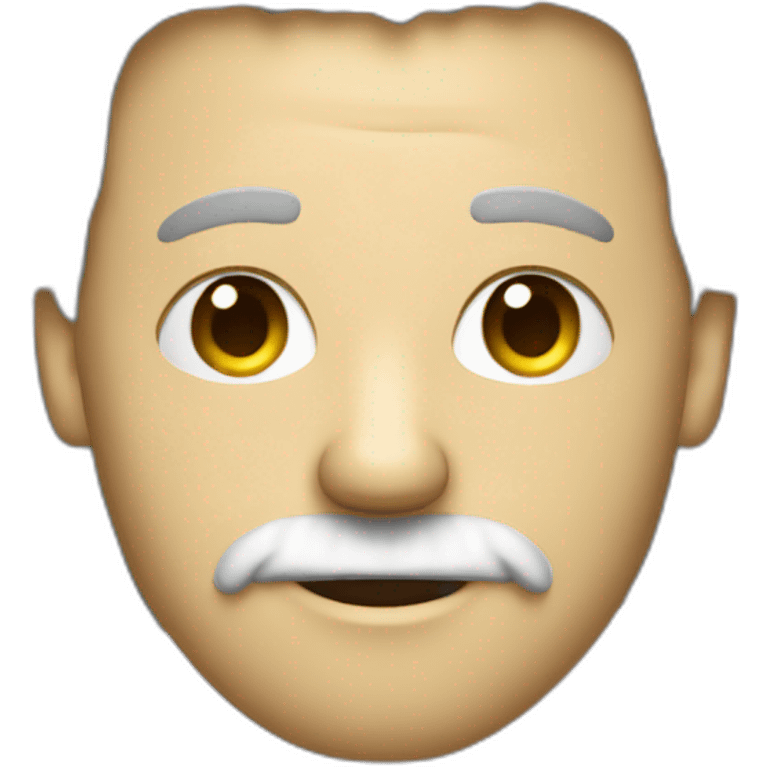 hacker man with beard einstein style hair emoji