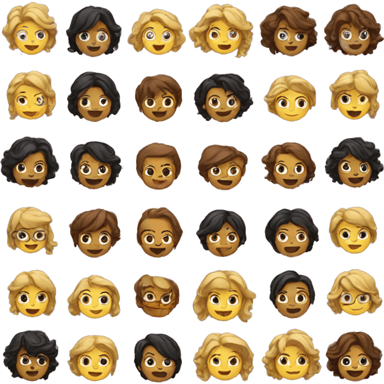 All emojis mix emoji