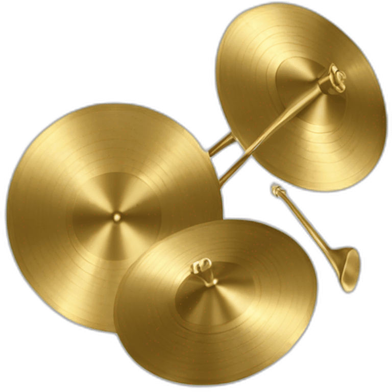 golden cymbals emoji