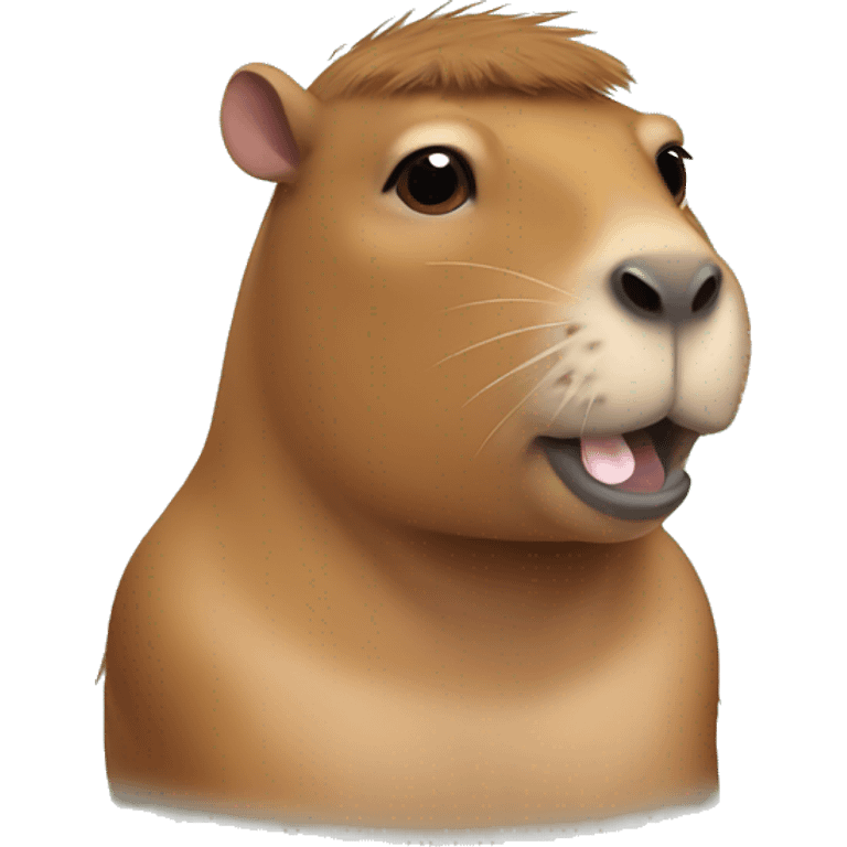 A Muscling capybara emoji