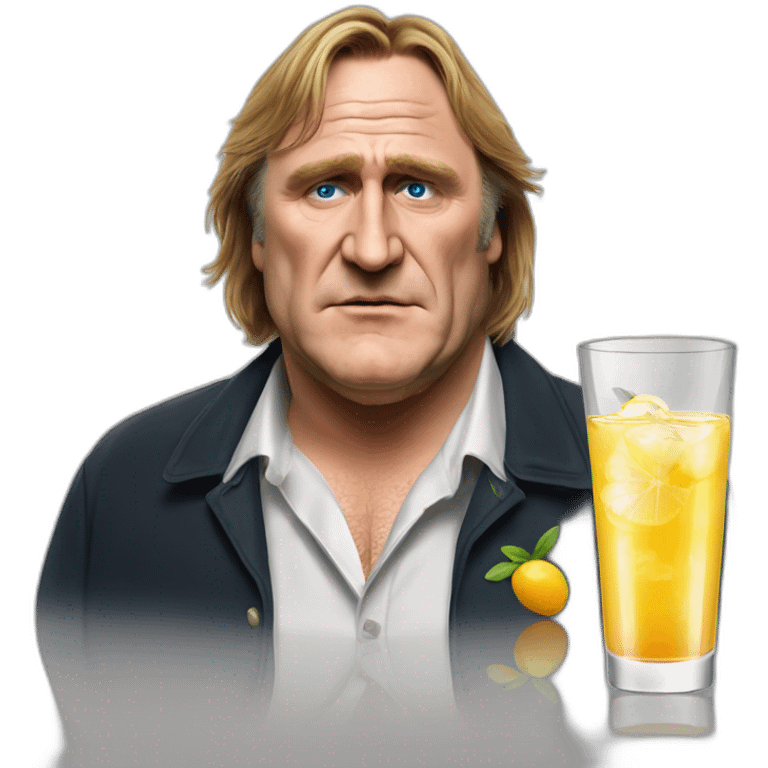 Gerard Depardieu Drink Vodka emoji