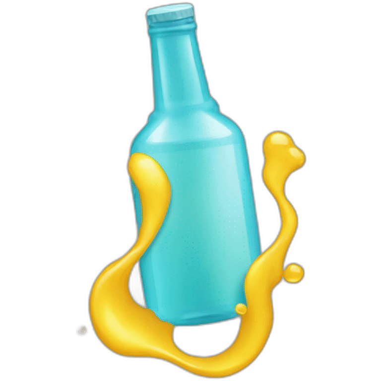 Sting bottle spill emoji