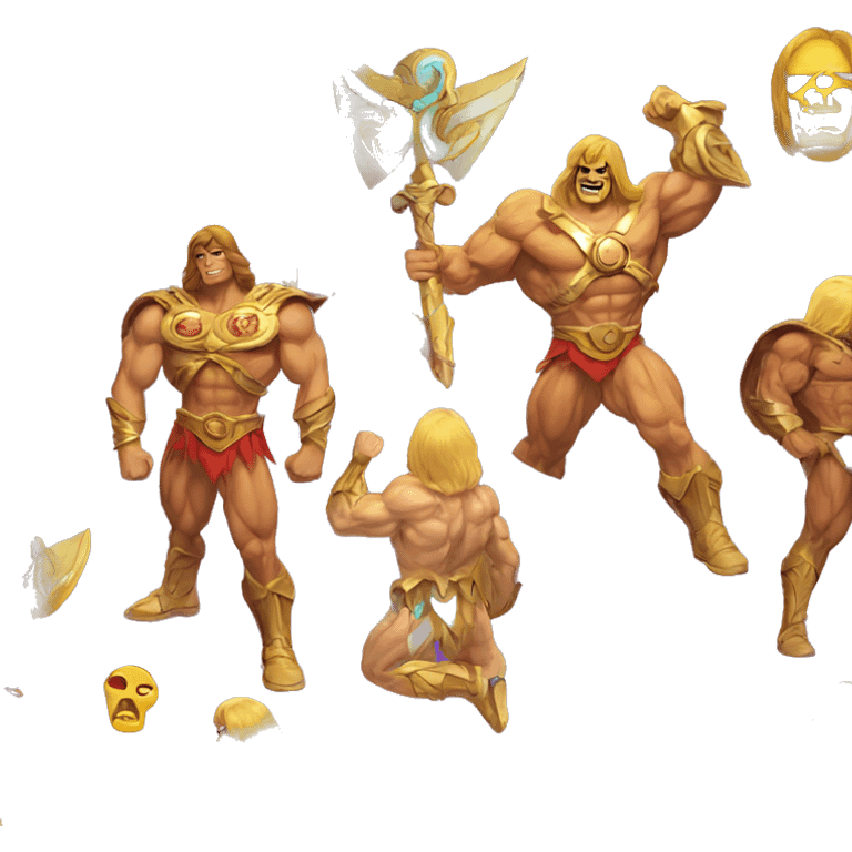 He man vs shazam or skeletor emoji