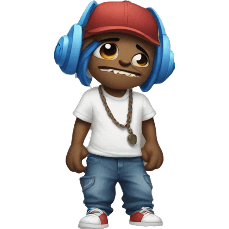 Hip hop stitch emoji