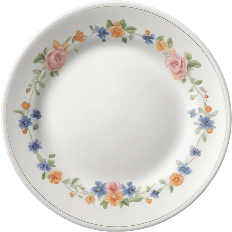 Fine China plate emoji