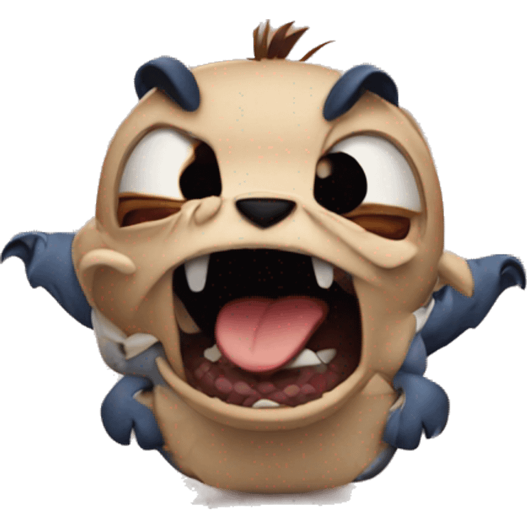 angry stitch emoji