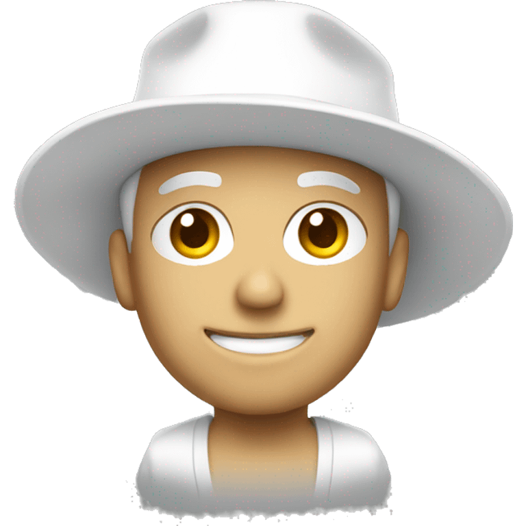 White hat  emoji