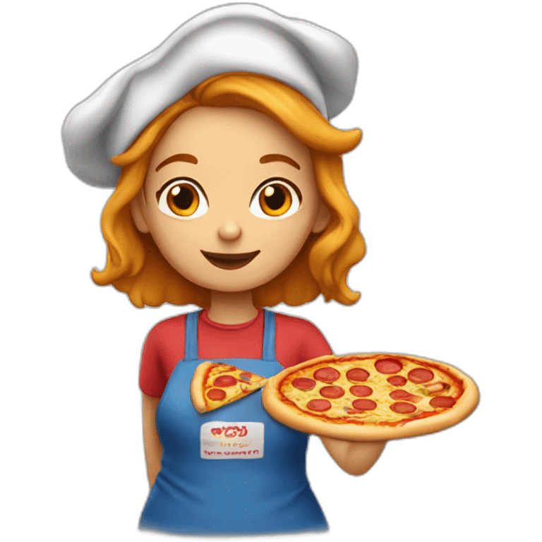 Pizza girl  emoji