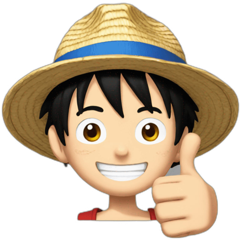 LUFFY thumbs up emoji