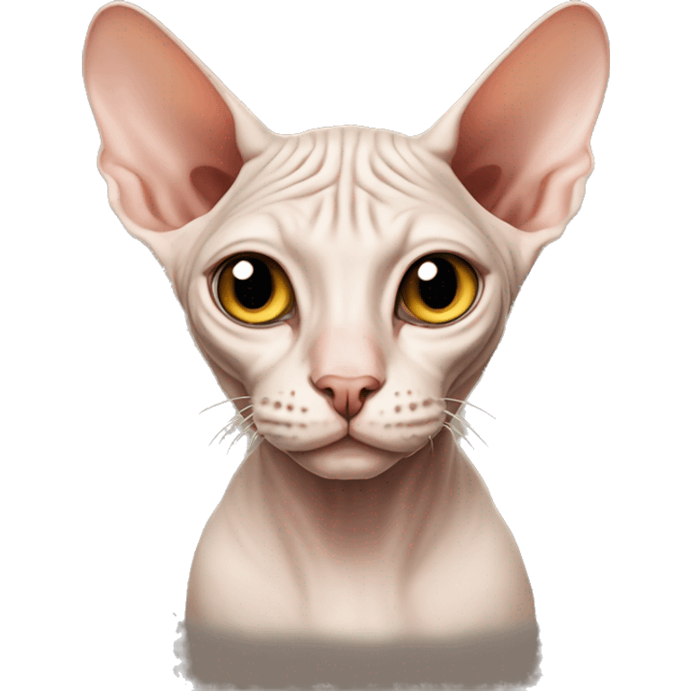 Sphynx cat emoji