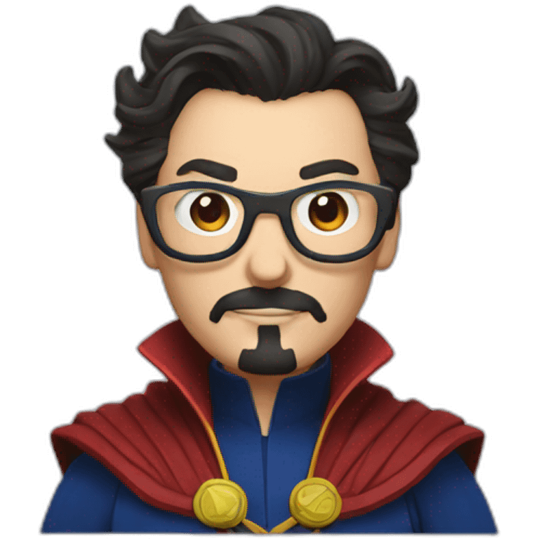 dr strange with glasses coding emoji