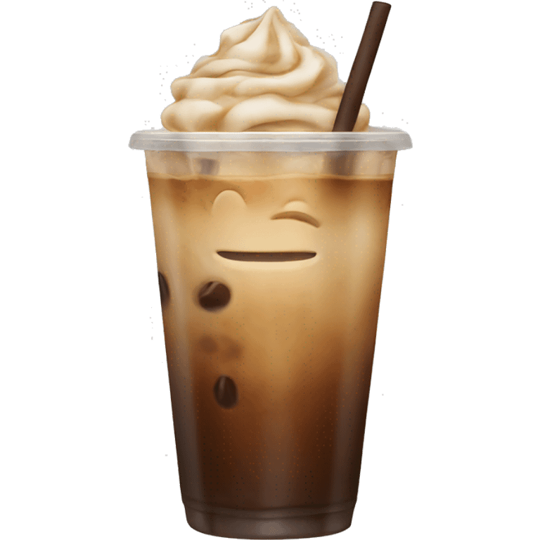 Iced coffee emoji