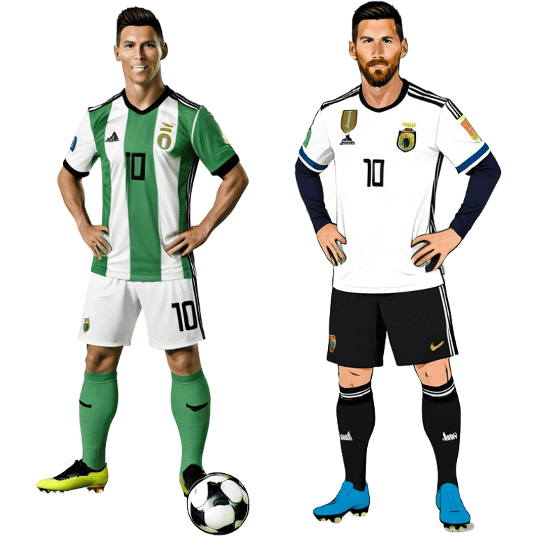 Make Ronaldo and messi emoji