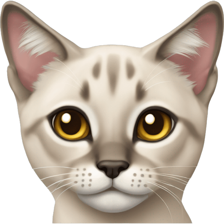 Lynx point Siamese cat  emoji