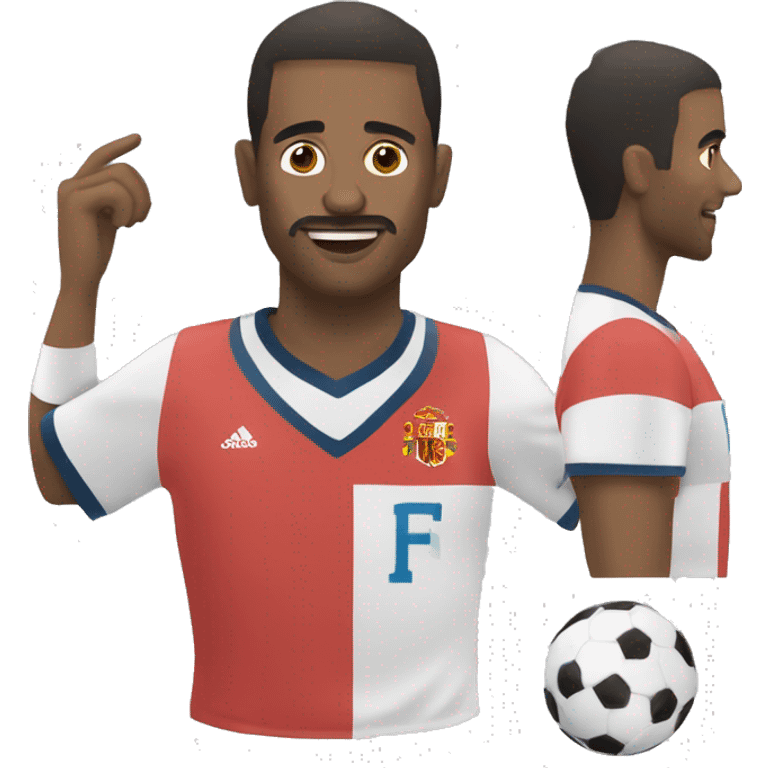 Crea emoji de futbolista español  emoji