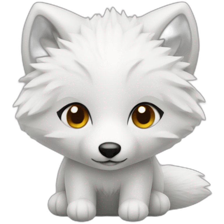 arctic fox toy emoji