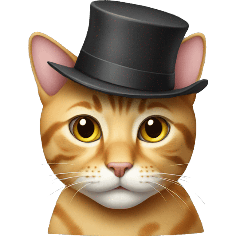 Cat with hat emoji emoji