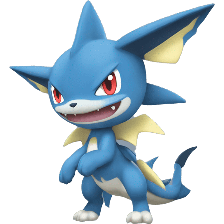 Sharpedo-Gabite-Lucario-Salamence full body emoji