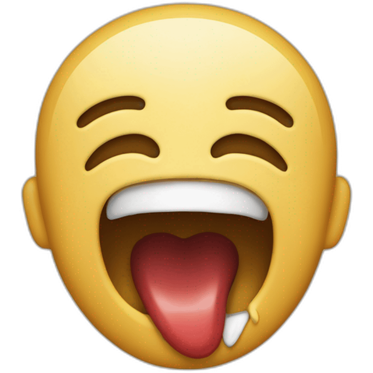 Mec avec doigt devant la bouche emoji