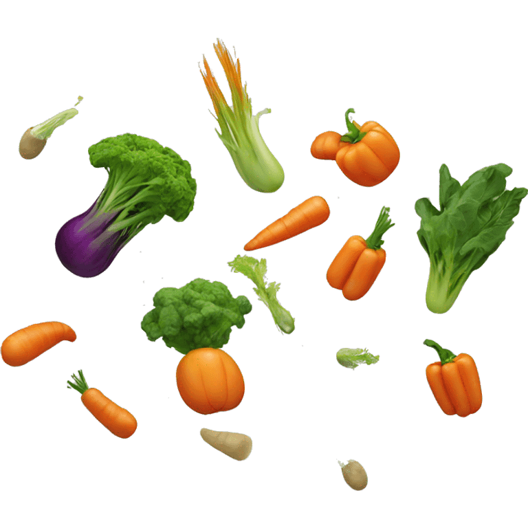 falling vegetables emoji