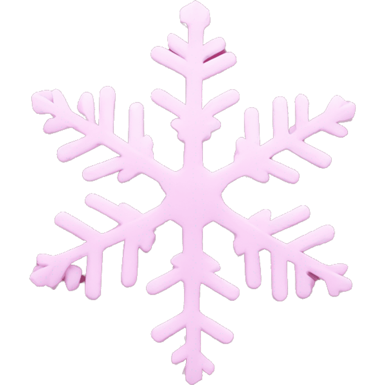 pink snowflake emoji