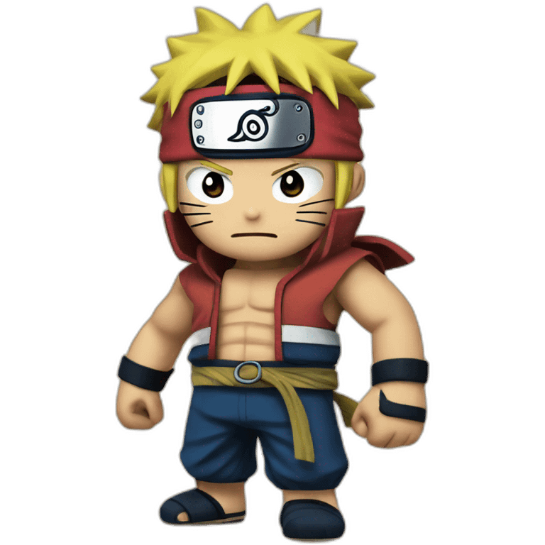 Naruto in the one piece emoji