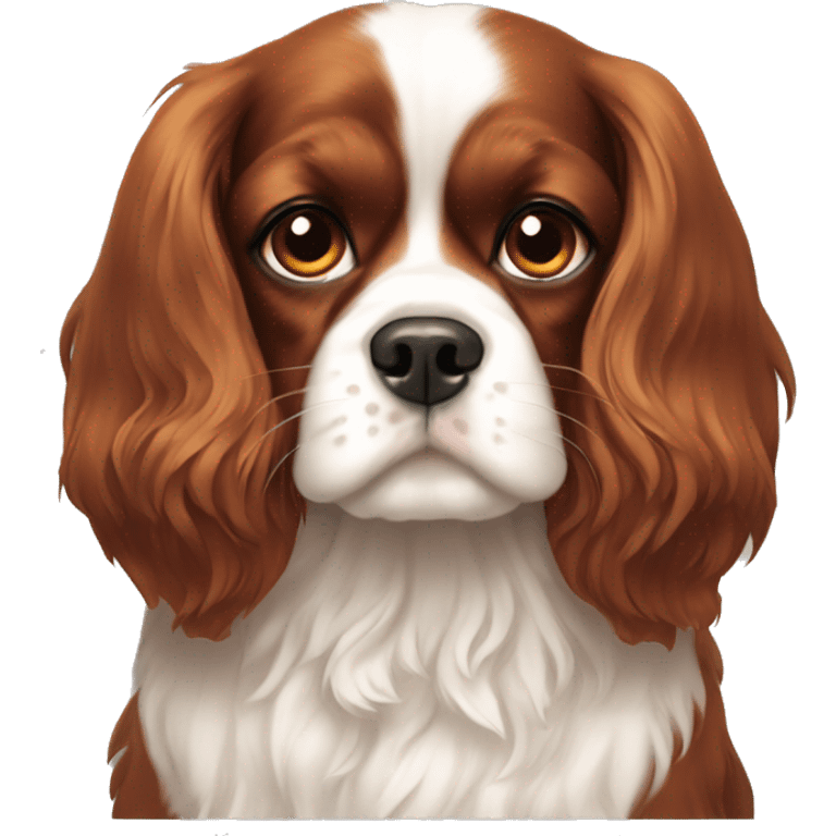 ruby king charles spaniel emoji