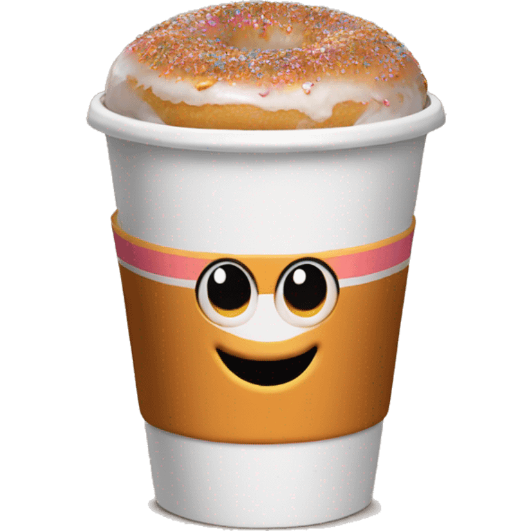 dunkin’ donuts coffee emoji