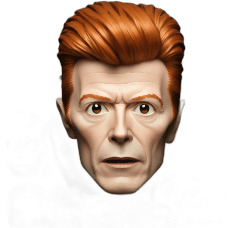 David Bowie close-up emoji