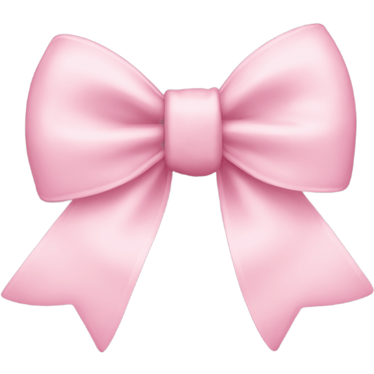 light pink bow emoji