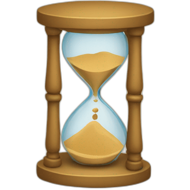 sand clock emoji