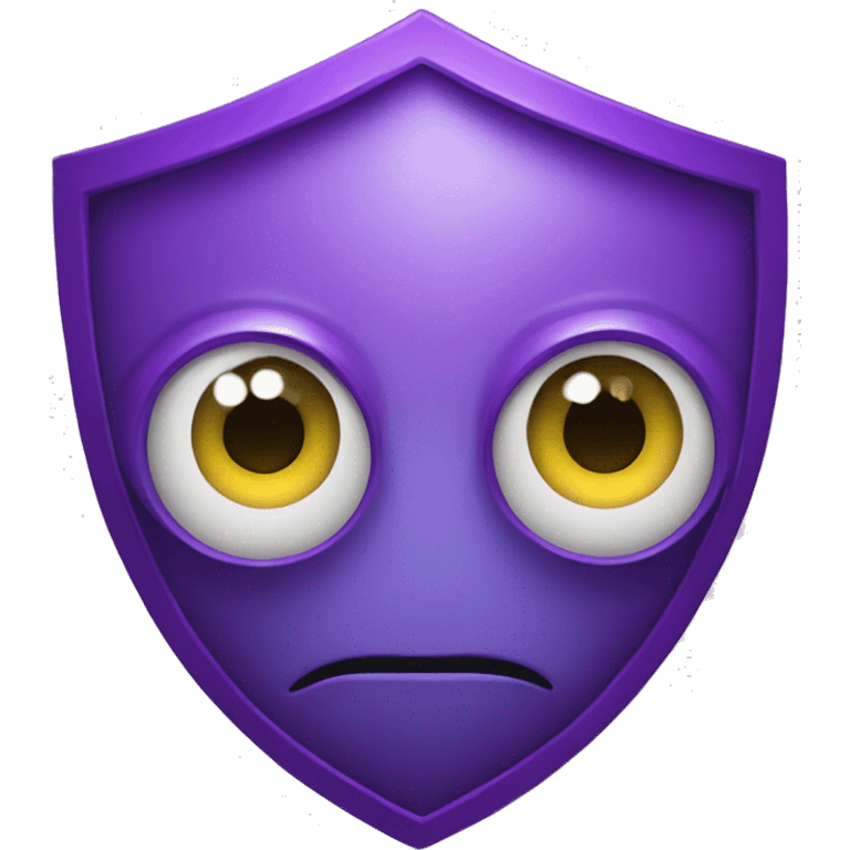 purple discord shield with eye emoji